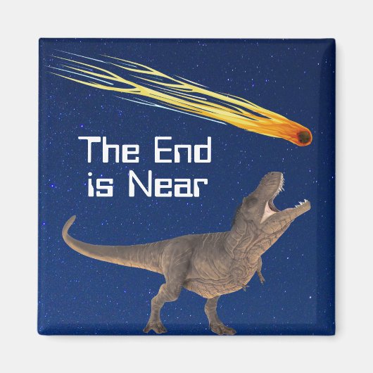 Meteor Dinosaur End is bijna een ramp Magneet (Voorkant)