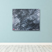Meteor Douche Rouge Coeur Étiquette Impression (Insitu (Plancher de Bois))