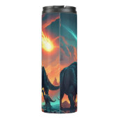 Meteor Shower Dinosaurs Prehistoric Clash Thermosbeker (Achterkant)