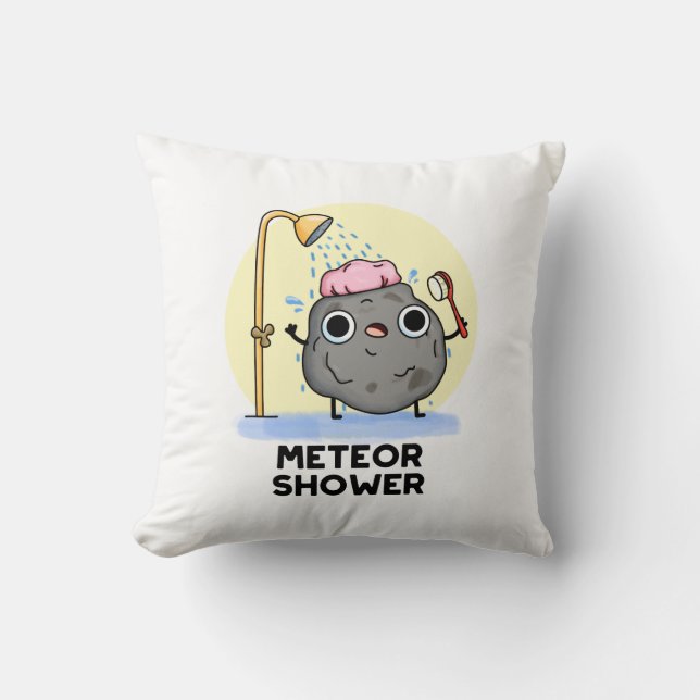 Meteor Shower Funny Science Pun Kussen (Voorkant)