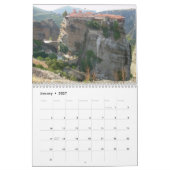 METEORA, Calendrier du mur de Grèce (Jan 2027)