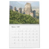 METEORA, Calendrier du mur de Grèce (Feb 2027)