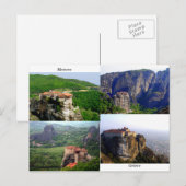 Meteora - Griekenland Briefkaart (Voorkant / Achterkant)
