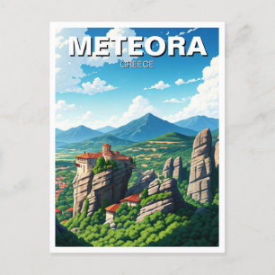 Meteora Griekenland Reizen Briefkaart