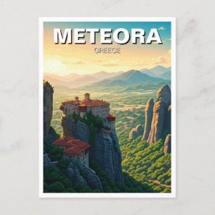 Meteora Griekenland Reizen Briefkaart