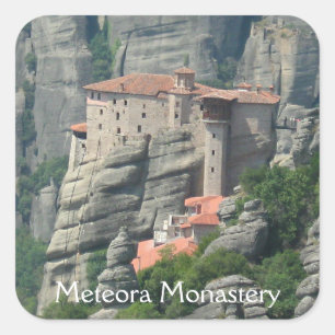 Meteora klooster 1 Sticker