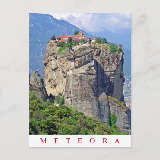 Meteora klooster uitzicht briefkaart (Voorkant)