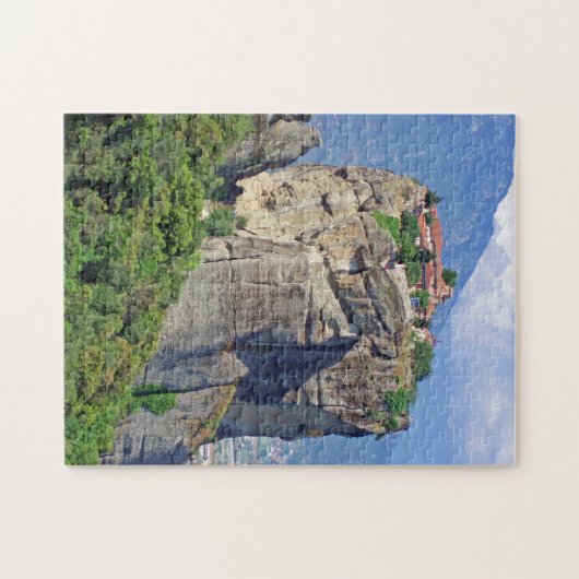 Meteora klooster uitzicht puzzel legpuzzel (Horizontaal)