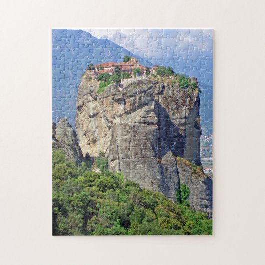 Meteora klooster uitzicht puzzel legpuzzel (Verticaal)