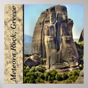 Meteora Rots, Griekenland Foto Poster