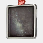 Meteorite Streak Metalen Ornament (Links)