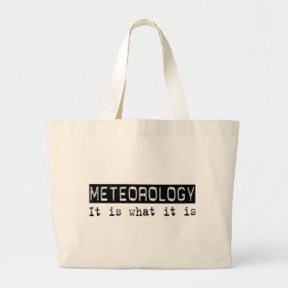 Meteorologie Grote Tote Bag