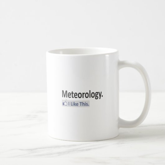 Meteorologie...ik vind dit leuk koffiemok (Rechts)
