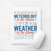 Meteorologie is het naamweer het spel muismat (Met muis)