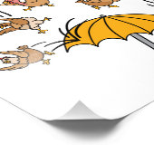 Meteorologie van de voorspelde wervelwind van vand foto afdruk (Hoek)