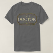 Meteorologische doctoraatsgraad PhD Afstuderen Cad T-shirt (Design voorkant)