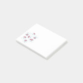 Meteorologische vun regenachtig weer en paraplu's post-it® notes (Schuin)
