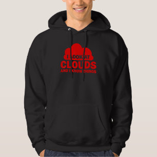 Meteoroloog Cool Chaser Weather Forecast Clouds Hoodie