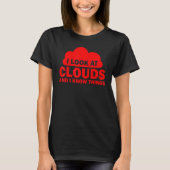 Meteoroloog Cool Chaser Weather Forecast Clouds T-shirt (Voorkant)