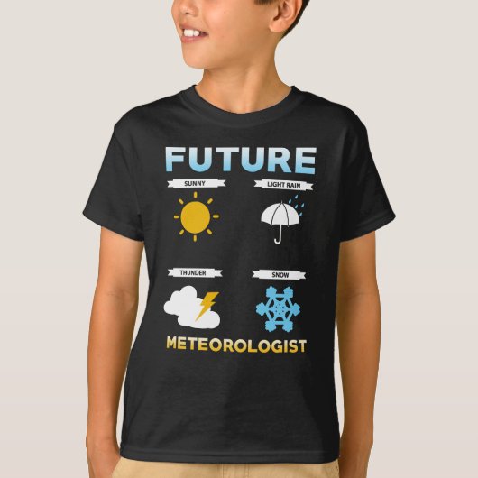 Meteoroloog Education Gift T-shirt (Voorkant)