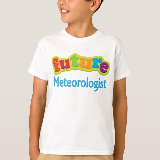 Meteoroloog (Future) Baby Baby T-Shirt (Voorkant)