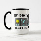 Meteoroloog Weer Profeet Mok (Links)