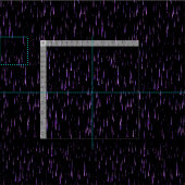 Meteorregen - paars stof (Delen)