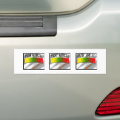 meter4 bumpersticker (Op auto)