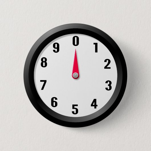 Meter 0 ronde button 5,7 cm (Voorkant)