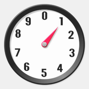 meter 1 ronde sticker