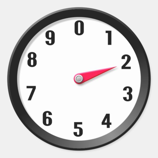 meter 2 ronde sticker (Voorkant)