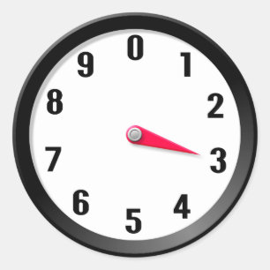 meter 3 ronde sticker