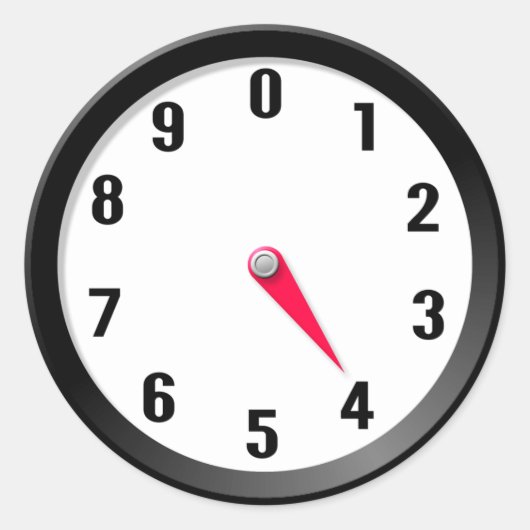 meter 4 ronde sticker (Voorkant)