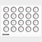 Meter 8 ronde sticker (Vel)