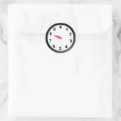 Meter 8 ronde sticker (Tas)