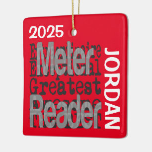 Meter Reader Extraordinaire CUSTOM Keramisch Ornament