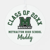 Methacton High School Ornament Kerstvakantie (Achterkant)