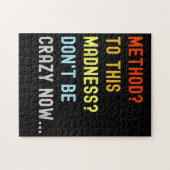 Methode voor Madness Engineer Mechanic Coder Legpuzzel (Horizontaal)