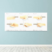 Methoden Tekenbows Kyudo Archery Yumi Bow Draw Canvas Afdruk (Insitu (Houten vloer))