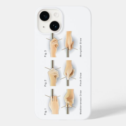 Methoden Tekenbows Kyudo Archery Yumi Bow Draw Case-Mate iPhone Case (Achterkant)