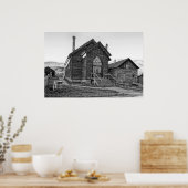 METHODISCH CHURCH OP BANNACK MONTANA GHOST TOWN POSTER (Keuken)