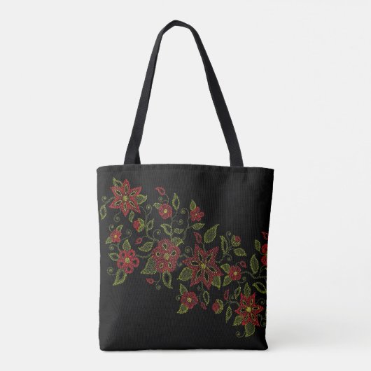 Metis Art Bags Canvas tas met eigen insteekkunst (Achterkant)