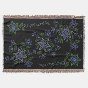 Metis Art Blanket Native BeadingThrow Blankets Deken