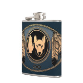 Metis Art Flask Custom Metis Rebellion Flag Flask Heupfles (Links)