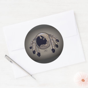 Metis Art Stickers Inative Spirit Buffalo Stickers