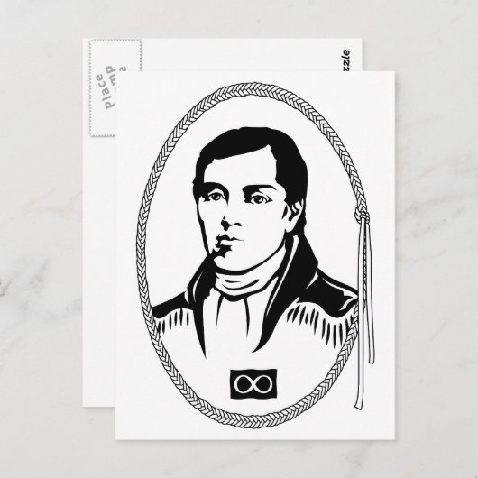 Metis Briefkaarten First Metis Leader Postards (Voorkant / Achterkant)