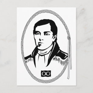 Metis Briefkaarten First Metis Leader Postards