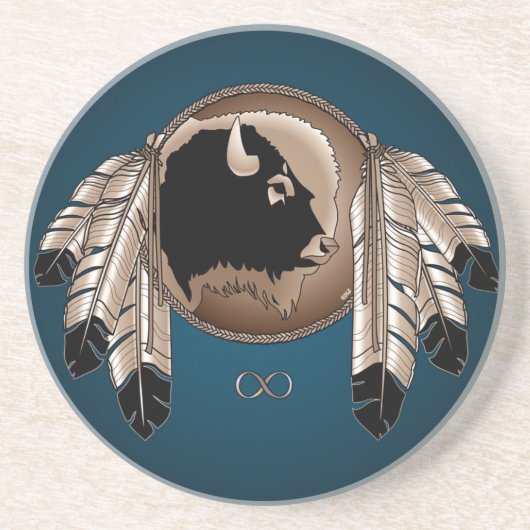 Metis Dessous de verre Premières nations Fierté Ca (Devant)