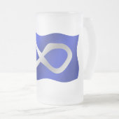 Metis Drapeau Beer Mug Premières nations Mugs d'ar (Devant droit)