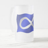 Metis Drapeau Beer Mug Premières nations Mugs d'ar (Devant gauche)